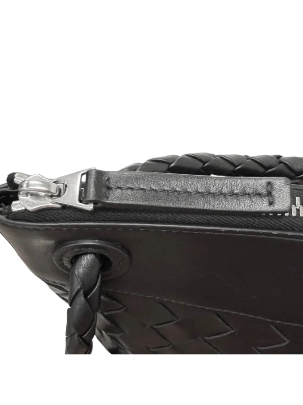 Bottega Veneta Andiamo Leather Intrecciato Messenger Flat Shoulder